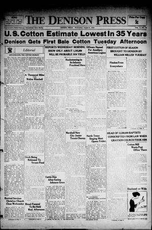 The Denison Press (Denison, Tex.), Vol. 4, No. 53, Ed. 1 Wednesday, August 8, 1934
