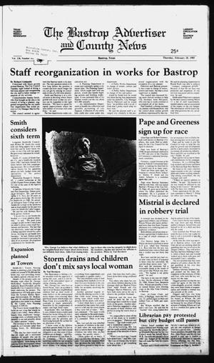 The Bastrop Advertiser and County News (Bastrop, Tex.), Vol. 138, No. 102, Ed. 1 Thursday, February 28, 1985
