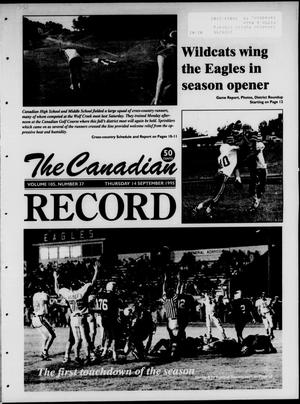 The Canadian Record (Canadian, Tex.), Vol. 105, No. 37, Ed. 1 Thursday, September 14, 1995
