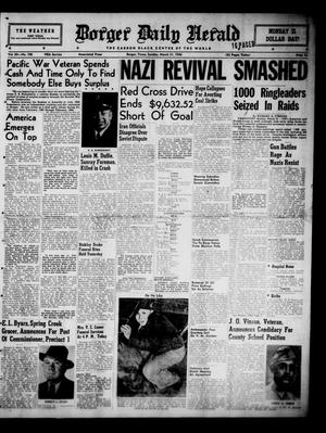 Borger Daily Herald (Borger, Tex.), Vol. 20, No. 108, Ed. 1 Sunday, March 31, 1946