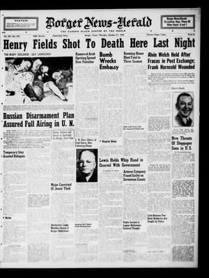 Borger News-Herald (Borger, Tex.), Vol. 20, No. 292, Ed. 1 Thursday, October 31, 1946