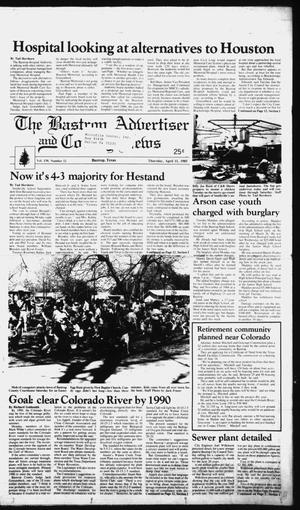The Bastrop Advertiser and County News (Bastrop, Tex.), Vol. 139, No. 12, Ed. 1 Thursday, April 11, 1985