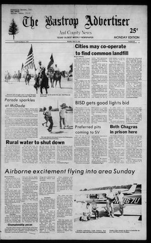 The Bastrop Advertiser and County News (Bastrop, Tex.), No. 39, Ed. 1 Monday, July 12, 1982