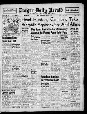 Borger Daily Herald (Borger, Tex.), Vol. 16, No. 103, Ed. 1 Sunday, March 22, 1942