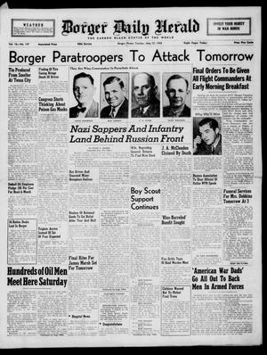 Primary view of object titled 'Borger Daily Herald (Borger, Tex.), Vol. 16, No. 147, Ed. 1 Tuesday, May 12, 1942'.
