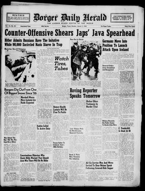 Borger Daily Herald (Borger, Tex.), Vol. 16, No. 85, Ed. 1 Monday, March 2, 1942