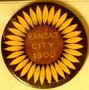 Thumbnail image of item number 1 in: '[Button sunflower on black background reads: "KANSAS CITY 1900"]'.