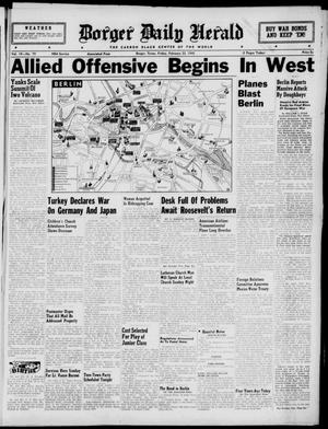 Borger Daily Herald (Borger, Tex.), Vol. 19, No. 79, Ed. 1 Friday, February 23, 1945