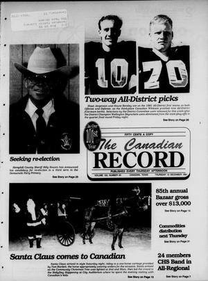 The Canadian Record (Canadian, Tex.), Vol. 102, No. 50, Ed. 1 Thursday, December 12, 1991