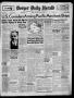 Thumbnail image of item number 1 in: 'Borger Daily Herald (Borger, Tex.), Vol. 16, No. 6, Ed. 1 Friday, November 28, 1941'.