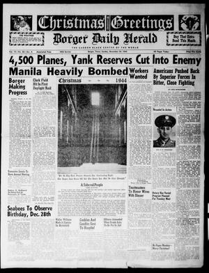 Borger Daily Herald (Borger, Tex.), Vol. 19, No. 26, Ed. 1 Sunday, December 24, 1944