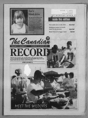 The Canadian Record (Canadian, Tex.), Vol. 111, No. 35, Ed. 1 Thursday, August 30, 2001