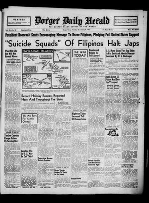 Borger Daily Herald (Borger, Tex.), Vol. 16, No. 32, Ed. 1 Monday, December 29, 1941