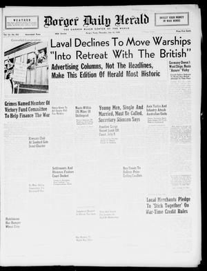 Borger Daily Herald (Borger, Tex.), Vol. 16, No. 203, Ed. 1 Thursday, July 16, 1942