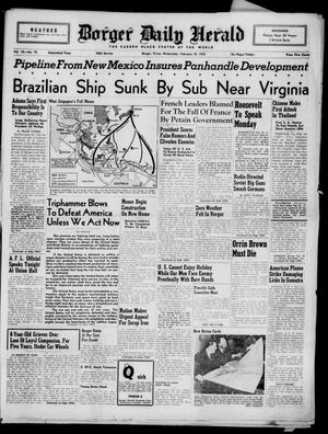 Borger Daily Herald (Borger, Tex.), Vol. 16, No. 76, Ed. 1 Wednesday, February 18, 1942