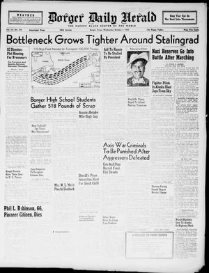 Borger Daily Herald (Borger, Tex.), Vol. 16, No. 274, Ed. 1 Wednesday, October 7, 1942