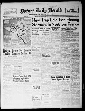 Borger Daily Herald (Borger, Tex.), Vol. 18, No. 234, Ed. 1 Tuesday, August 22, 1944