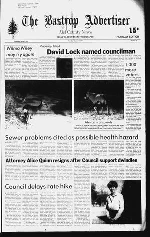The Bastrop Advertiser and County News (Bastrop, Tex.), No. 65, Ed. 1 Thursday, October 16, 1980