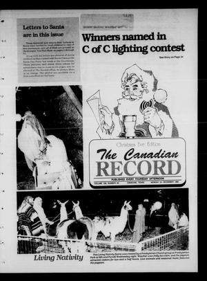 The Canadian Record (Canadian, Tex.), Vol. 100, No. 52, Ed. 1 Monday, December 24, 1990