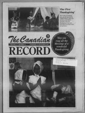 The Canadian Record (Canadian, Tex.), Vol. 111, No. 47, Ed. 1 Thursday, November 22, 2001