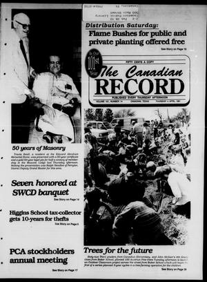 The Canadian Record (Canadian, Tex.), Vol. 101, No. 14, Ed. 1 Thursday, April 4, 1991