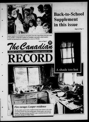 The Canadian Record (Canadian, Tex.), Vol. 107, No. 32, Ed. 1 Thursday, August 7, 1997