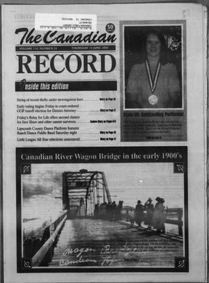 The Canadian Record (Canadian, Tex.), Vol. 110, No. 24, Ed. 1 Thursday, June 15, 2000