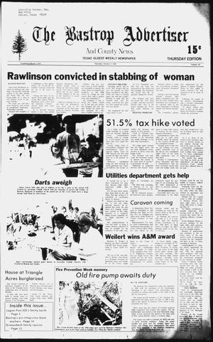 Primary view of object titled 'The Bastrop Advertiser and County News (Bastrop, Tex.), No. 63, Ed. 1 Thursday, October 9, 1980'.