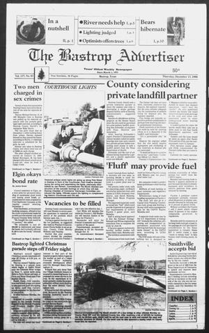 The Bastrop Advertiser (Bastrop, Tex.), Ed. 1 Thursday, December 13, 1990