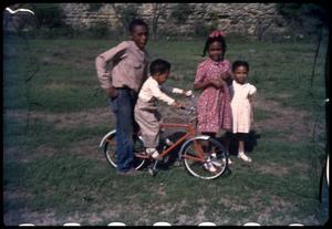 Primary view of object titled '[Bailey Woods, Ruben, Sue Antoinette Emory, and Their Younger Sister]'.