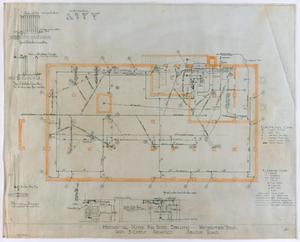 Weatherford Hotel Mechanical Plans, Weatherford, Texas: Plumbing and Electrical Plan