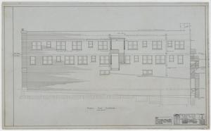 Primary view of object titled 'Gilbert Building Addition, Sweetwater, Texas: North Side Elevation'.