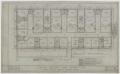 Technical Drawing: Gilbert Building, Sweetwater, Texas: Second Floor Plan