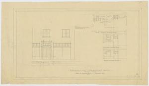 Primary view of object titled 'Paramount Hotel Remodel, Ranger, Texas: Entrance and Floor Plans'.