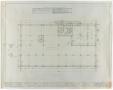 Technical Drawing: Weatherford Hotel, Weatherford, Texas: Basement Plan