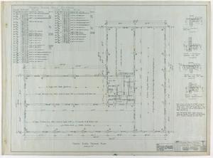 Primary view of object titled 'Frank Roberts' Hotel, San Angelo, Texas: Fourth Floor Framing Plan'.