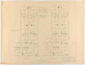 Primary view of object titled 'Elliott Hotel Addition, Odessa, Texas: Second and Third Floor Mechanical Plans'.