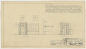 Primary view of object titled 'Paramount Hotel Remodel, Ranger, Texas: Entry Plans'.