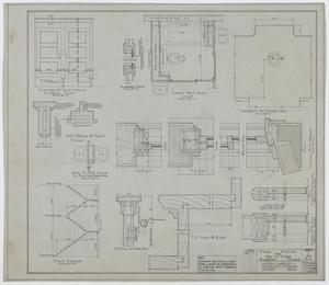 Primary view of object titled 'I. G. Yates' Hotel, Rankin, Texas: Miscellaneous Details and Diagrams'.