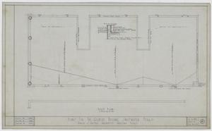 Primary view of object titled 'Gilbert Building, Sweetwater, Texas: Roof Plan'.