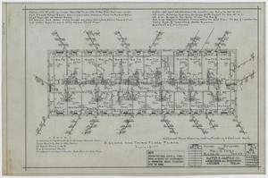 Primary view of object titled 'I. G. Yates' Hotel, Rankin, Texas: Second and Third Floor Plans'.