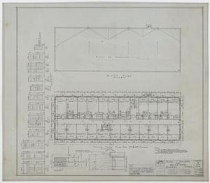 Primary view of object titled 'I. G. Yates' Hotel, Rankin, Texas: Roof and Floor Plans'.