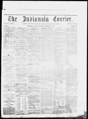 Primary view of object titled 'The Indianola Courier. (Indianola, Tex.), Vol. 3, No. 26, Ed. 1 Saturday, October 27, 1860'.