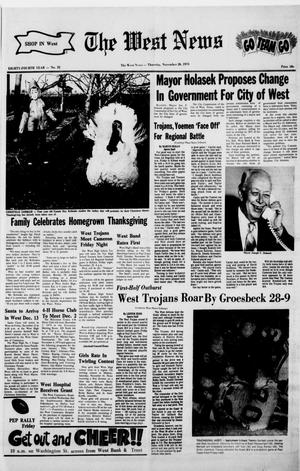 The West News (West, Tex.), Vol. 84, No. 32, Ed. 1 Thursday, November 28, 1974