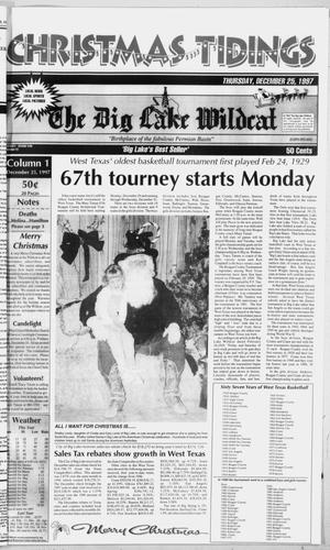 The Big Lake Wildcat (Big Lake, Tex.), Vol. SEVENTY-SECOND YEAR, No. 51, Ed. 1 Thursday, December 25, 1997