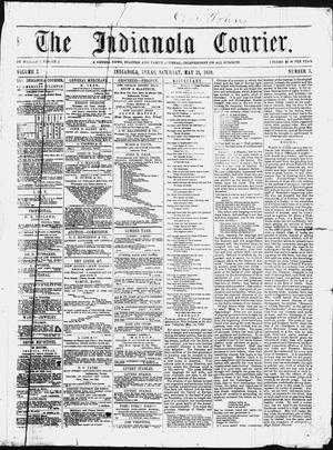 Primary view of object titled 'The Indianola Courier. (Indianola, Tex.), Vol. 2, No. 3, Ed. 1 Saturday, May 21, 1859'.