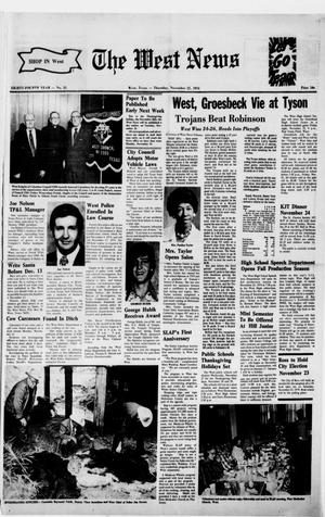 The West News (West, Tex.), Vol. 84, No. 31, Ed. 1 Thursday, November 21, 1974