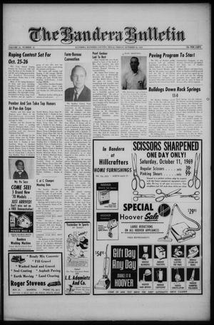The Bandera Bulletin (Bandera, Tex.), Vol. 25, No. 18, Ed. 1 Friday, October 10, 1969