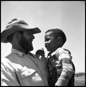 [Jack Newcomb and a Young Boy]