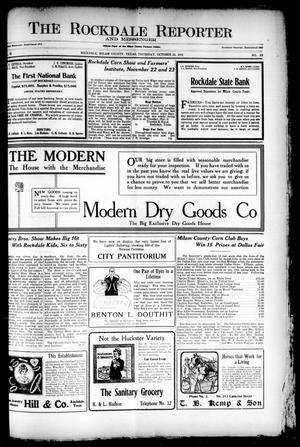 The Rockdale Reporter and Messenger (Rockdale, Tex.), Vol. 39, No. 33, Ed. 1 Thursday, October 24, 1912